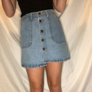 Button up skirt